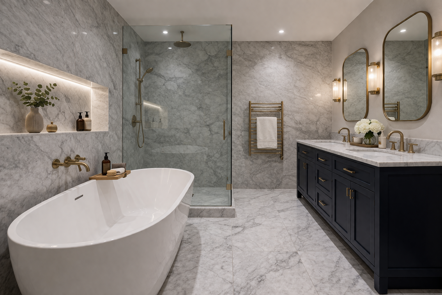 Bathroom renovation details